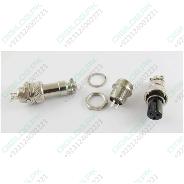 Xlr 3 Pin Cable Connector 16mm Chassis Mount 3pin Plug
