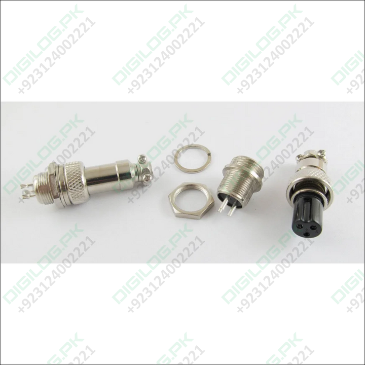 Xlr 3 Pin Cable Connector 16mm Chassis Mount 3pin Plug