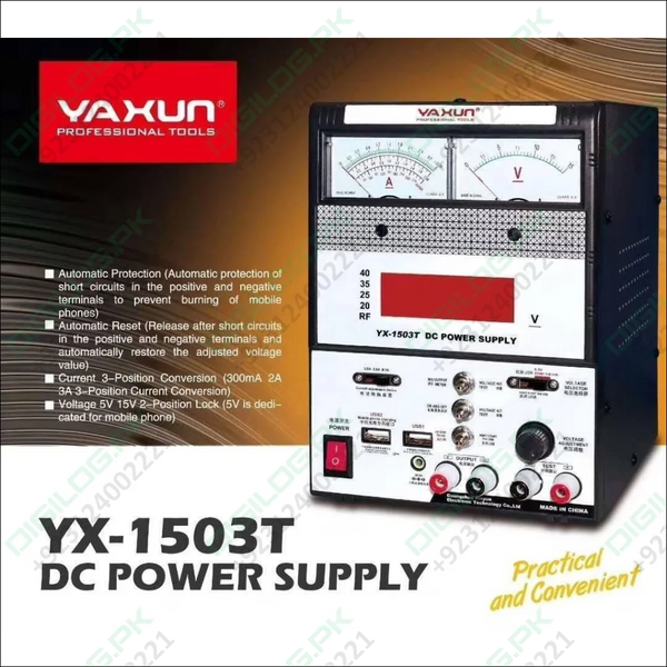 Variable Power Supply For Mobile Repairing YX1503T 15V 3A