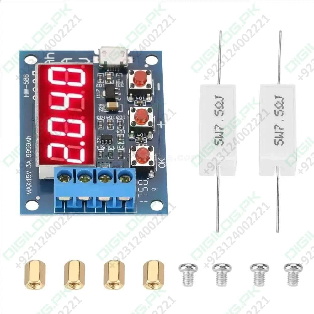 ZB2L3 / HW-586 Hw586 Battery Capacity Tester External Load Discharge Type Module In Pakistan