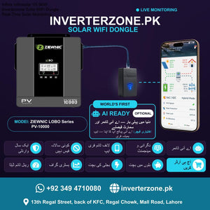 ZIEWNIC LOBO Series PV-10000 Inverterzone Regular Solar WiFi Dongle - Real-Time Solar Monitoring