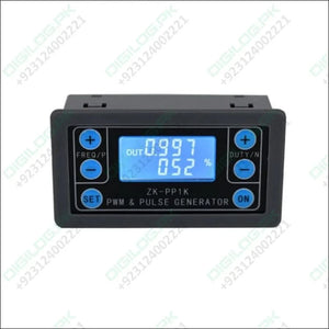 ZK-PP1K PWM Signal Generator Module – Dual Mode 1Hz–150kHz LCD Display Delay Pulse Width Frequency & Duty Control