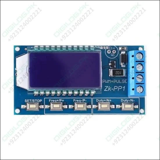 ZK-PP1 PWM Signal Generator – 1Hz to 150kHz Square Wave Dual Mode (PWM/PULSE) LCD Display 3.3V–30V - PWM Signal