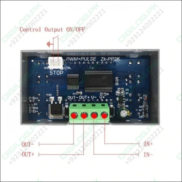 ZK-PP2K PWM DC Motor Tester – 8A Controller Dual Mode 5–30V DC Adjustable Frequency & Duty Cycle - Motor Controller