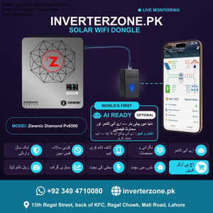 Ziewnic Diamond Pv6500 Solar WiFi Dongle - Real-Time Solar Monitoring