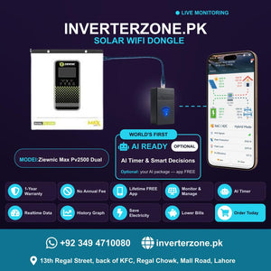 Ziewnic Max Pv2500 Dual Solar WiFi Dongle - Real-Time Solar Monitoring