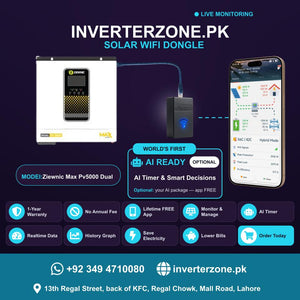 Ziewnic Max Pv5000 Dual Solar WiFi Dongle - Real-Time Solar Monitoring