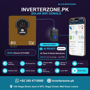 Ziewnic Z5 Pv8500 Solar WiFi Dongle - Real-Time Solar Monitoring