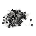 A1015 PNP Transistor - shown as a large pile of small black three-pin electronic components with two individual units placed separately to the right.
