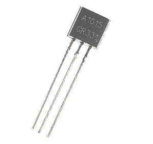 A1015 PNP Transistor - shown as a black, three-pin electronic component with the text "A1015" and "GR331" printed on its flat face.