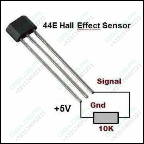 Using the Hall effect sensor 44e 402 