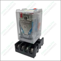 Finder Relay 12vdc 10a 60.12 With 8pin Rail-mount Socket