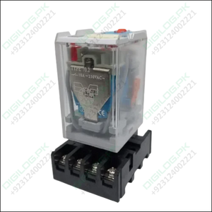 Finder Relay 12vdc 10a 60.12 With 8pin Rail-mount Socket