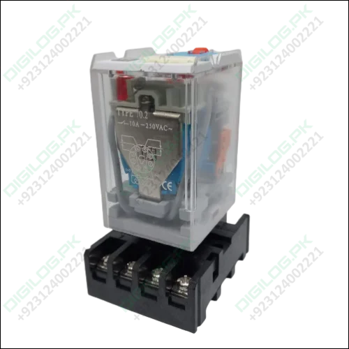 Finder Relay 12vdc 10a 60.12 With 8pin Rail-mount Socket