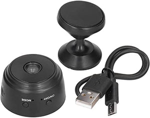 A9 Mini Wi-Fi Camera 1080P Full HD Wireless Ip Camera - with Mode and On/Off buttons, a magnetic stand, and USB cable.