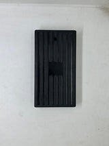 ABS Enclosure Box For WiFi Router - a rectangular black plastic case with a vertically ribbed surface and a single small circular hole at the top.