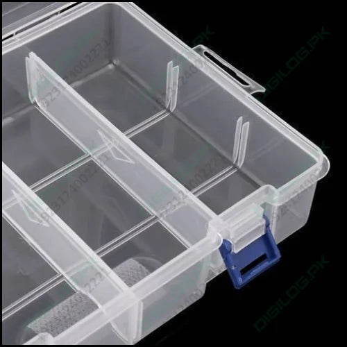 Adjustable Double Layer Component Organizer Tool Container