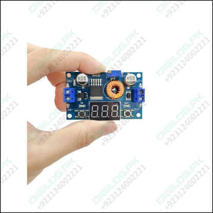 Adjustable Step Down Power Supply Module With Voltmeter