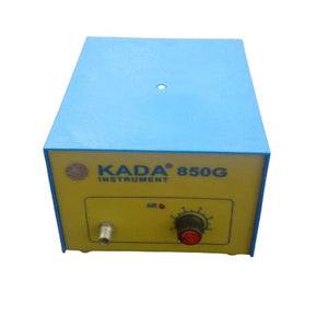 Advance Payment Kada 850G Gas Compressor For Natural Gas Pump - a blue and yellow box-shaped device featuring a front-facing air output port and a rotary air control knob.