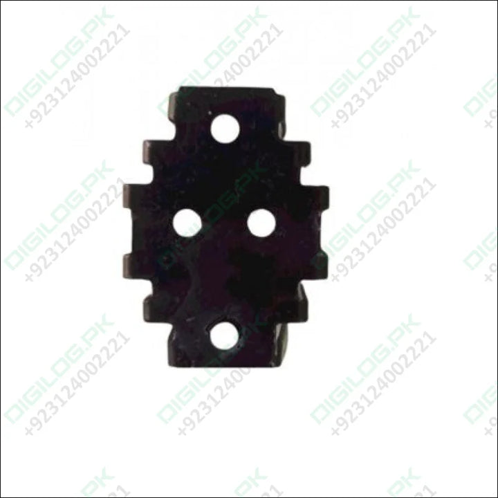 Black anodized metal connector with four holes for Aluminum Heatsink TO-3 Package