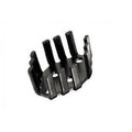 Aluminum Heatsink TO-3 Package For Rd-91 Package & TO-3 Transistor - circular metal heatsink with multiple vertical fins and mounting holes.
