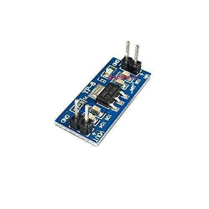 AMS1117 3.3V Power Module Voltage Conversion Step-down Module - a blue rectangular circuit board with a central black chip, two-pin input and output connectors, and a small LED indicator.