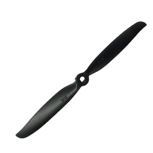 Apc 6x4e 6040 Direct Drive Propeller For Rc Airplane - a black two-blade plastic propeller shown against a plain white background.