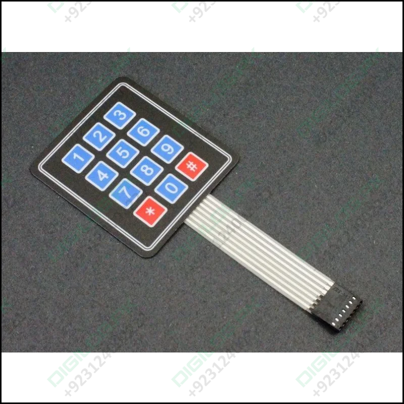 Arduino 3x4 Keypad 4×3 Matrix 12 Keys Membrane Switch