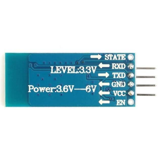 Arduino Bluetooth Module Upgraded Version Of Hc 05 Module HC05 - rectangular circuit board with six pins and printed labels including STATE, RXD, TXD, GND, VCC, and EN.