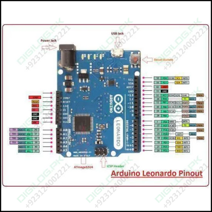 Arduino Leonardo In Pakistan Atmega32u Based Development