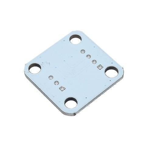 AS5600 Magnetic Encoder Magnetic Induction Angle Measurement Sensor Module 12bit High Precision For Arduino - a square, light-blue circuit board with four mounting holes and two rows of through-hole pin connectors.