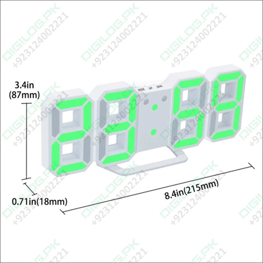 Stylish & Unique Electronic Desk Clock Vst-883-green