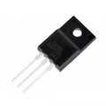 B20200G High Voltage Schottky Barrier Rectifier Diode 20A, 200V – TO-220F Package - a black, three-pin electronic component in a TO-220F package with printed text on its front surface.