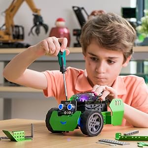 Robot DIY Mechanical Robotic Coding Kit for Kids Teens Educational Toy for Programming and Learning