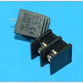 Barrier Terminal Block Connector 7.62mm (KF25) - two black plastic components with metal screw terminals and a 300V 20A label on a blue background.