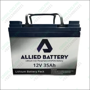 Allied Battery 12V 35Ah Lithium Iron Phosphate (LiFePO4) Battery