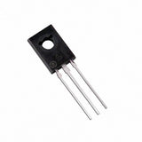 BD140 PNP Transistor - a black three-pin electronic component with a mounting hole at the top, shown in a studio product shot.