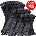 Black 100pcs 200mmx2.5mm Cable Tie In Pakistan