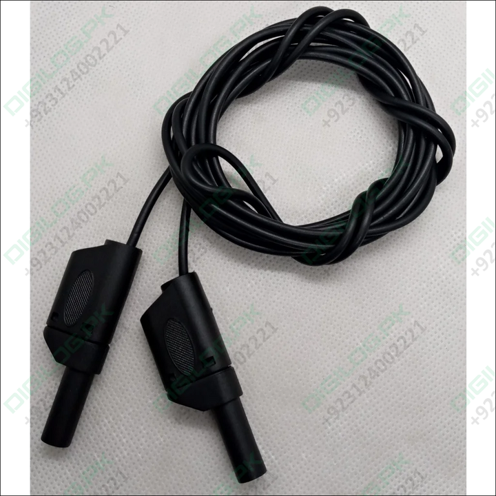 Black Banana Clip Wires 2 Meter 