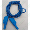 Blue Banana Clip Wires 2 Meter