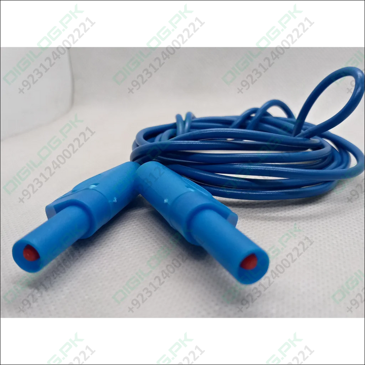 Blue Banana Clip Wires 2 Meter