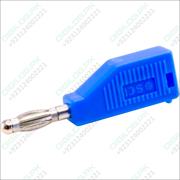 Blue Stackable 4mm Banana Plugs Jacks Connector