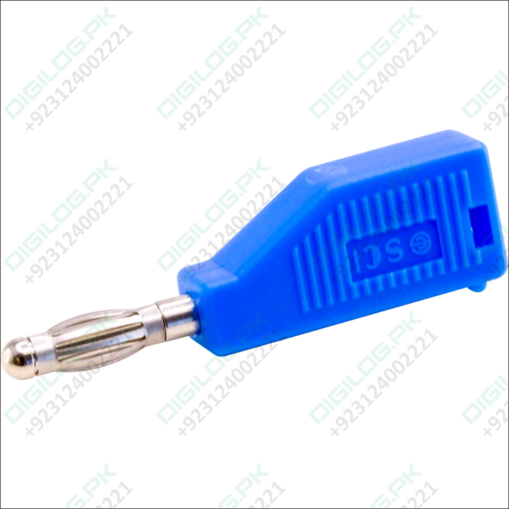 Blue Stackable 4mm Banana Plugs Jacks Connector