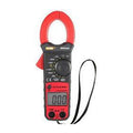 BM5266 Digital AC Clamp Meter - red jaw clamp meter with black body and wrist strap