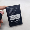 BM5500 3.7V 4000mA Battery - a rectangular black lithium-ion cell held in a hand with technical specifications and safety warnings printed on the front.