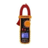 BM819 Digital AC Clamp Meter - orange and red AC clamp meter with backlit display
