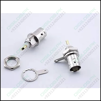 Bnc Chassis Mount Female Connector With Ground Tab Opek