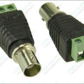 BNC Female Connector with 2-Pin Screw Terminal - CCTV Video Adapter