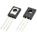BT134 TRIAC - Reliable Power Control Component For Home Appliances And Industrial - two black, three-pin electronic components with metallic mounting tabs, one displaying the text "BT134 PH 600E".