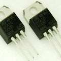 BTA16 TRIAC Thyristor | High-quality Electronics Components - two black, three-pin electronic components with metal heatsink tabs, each labeled BTA16 600B.